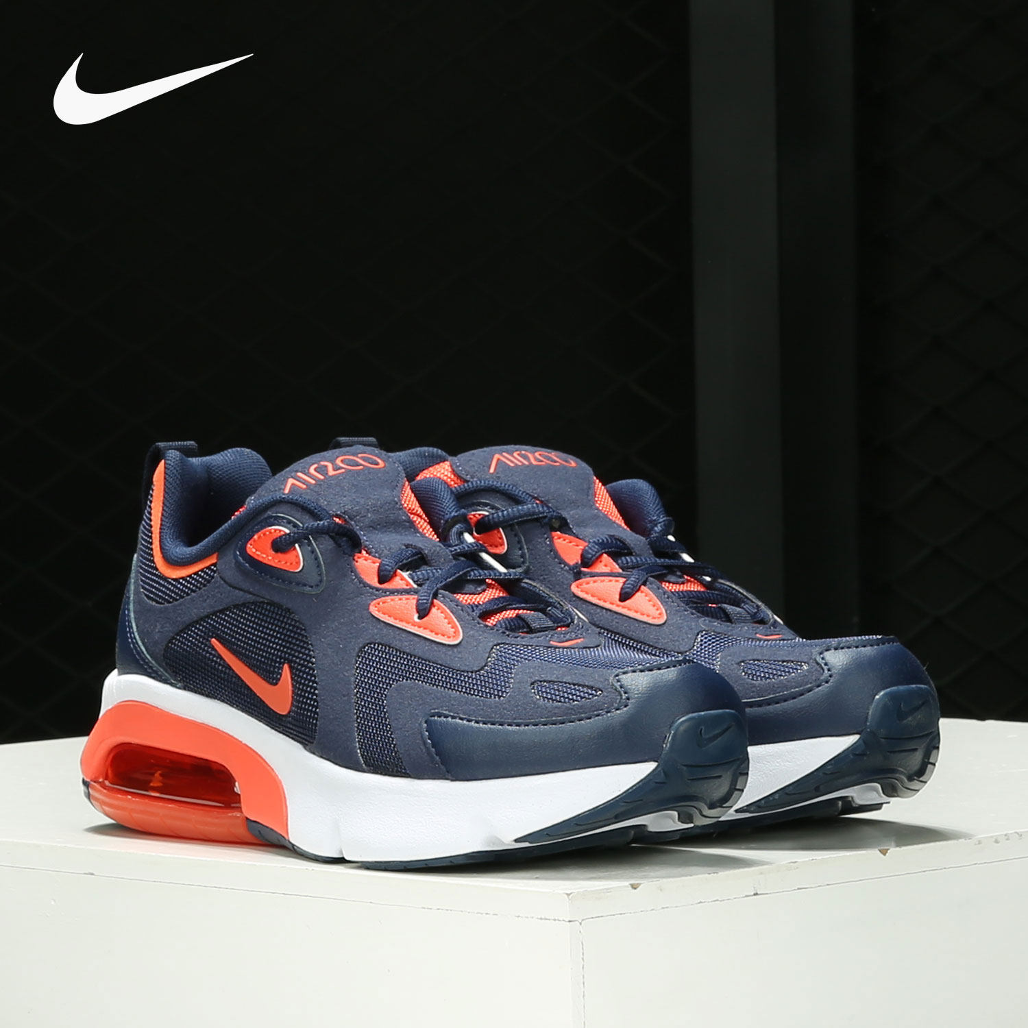 Nike/耐克正品新款AIR MAX 200 (GS)大童休闲鞋运动鞋AT5627-401
