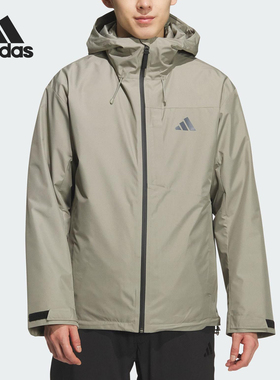 Adidas/阿迪达斯官方正品2025男士保暖三合一羽绒内胆外套KQ5502