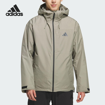 Adidas/阿迪达斯官方正品2025男士保暖三合一羽绒内胆外套KQ5502