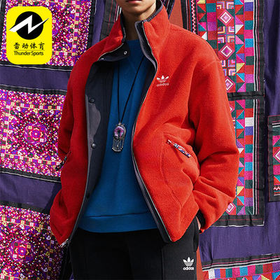 阿迪达斯男士保暖户外宽松棉衣