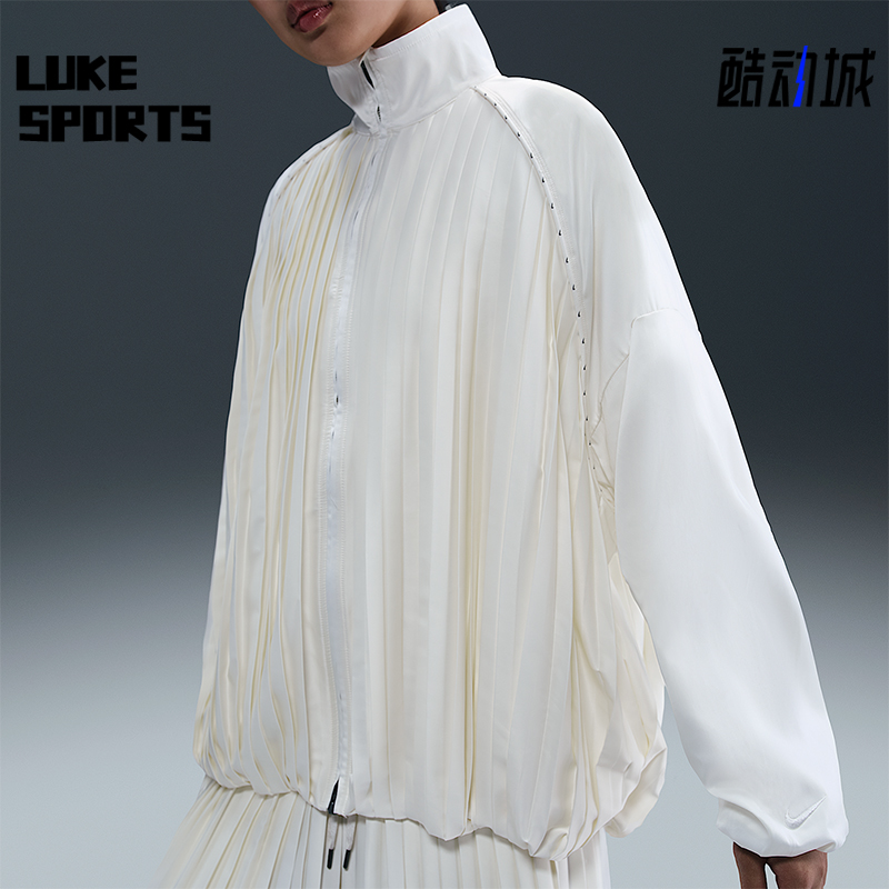 Nike/耐克正品Sportswear女士宽松简约时尚高领外套HJ0518-133