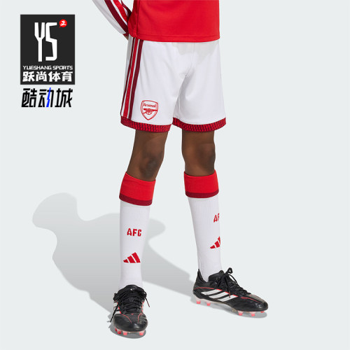Adidas/阿迪达斯正品大童阿森纳足球吸湿排汗运动短裤KB9941