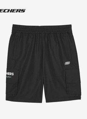 Skechers/斯凯奇正品年夏季男子新款休闲运动短裤 L221M165