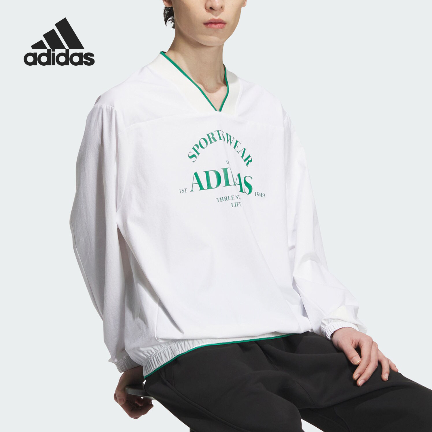Adidas/阿迪达斯官方正品M VERBIAGE SWT3 男士卫衣套头衫JE3669