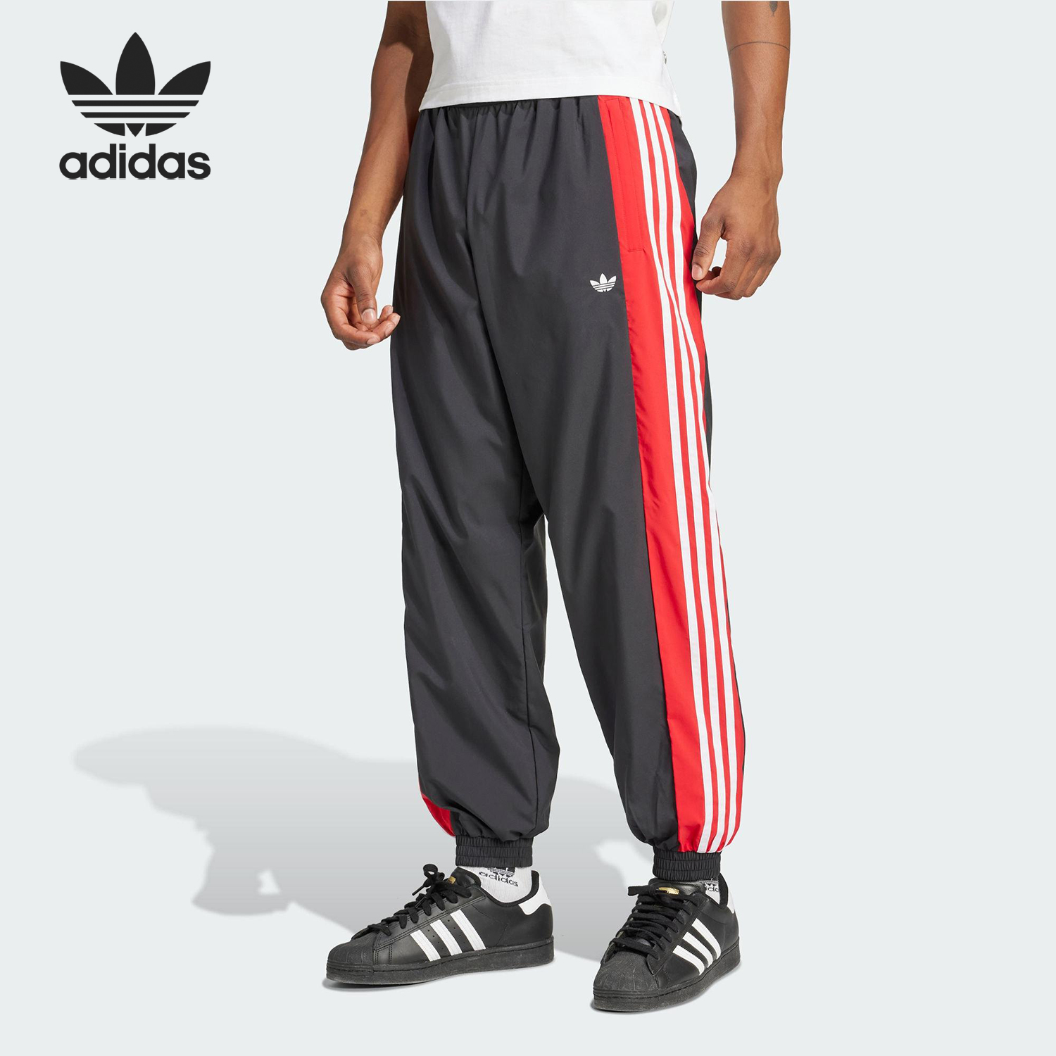 Adidas/阿迪达斯正品三叶草男士潮流宽松运动束脚裤KA4548