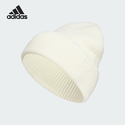Adidas/阿迪达斯正品2025年秋季款男女运动保暖绒线帽KC0245