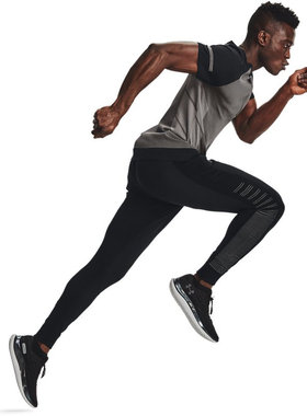 安德玛正品UA ItelliKnit跑步训练男子透气运动束脚长裤1367629