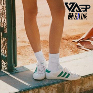 轻便板鞋 三叶草女士日常休闲透气经典 JP7552 阿迪达斯正品 Adidas