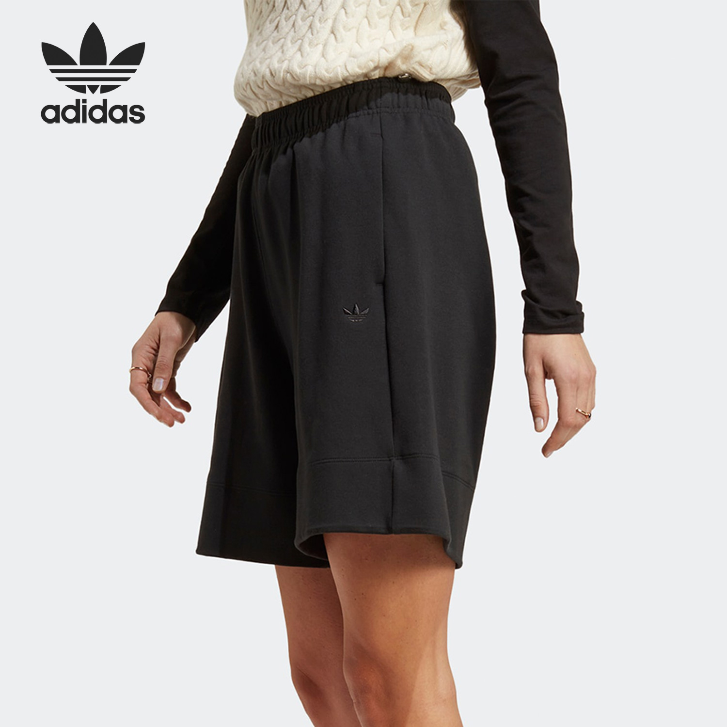 Adidas/阿迪达斯正品三叶草夏季女子运动健身休闲短裤IC5268