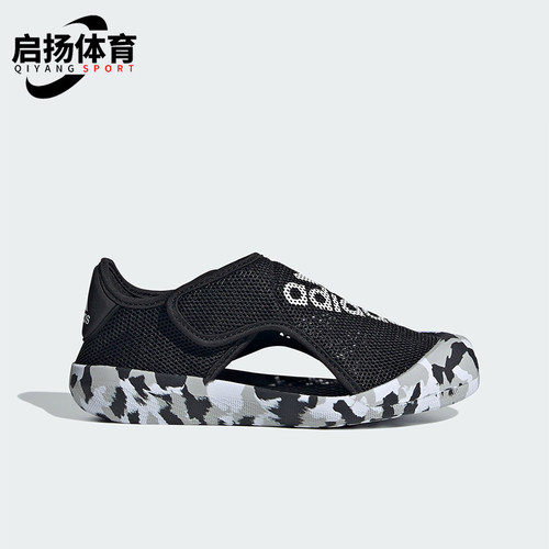 阿迪达斯大童魔术贴防滑沙滩凉鞋