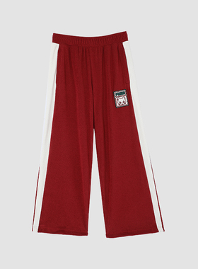 Puma/彪马正品T7 NEKO-san男女拼接刺绣宽松运动裤629843-13