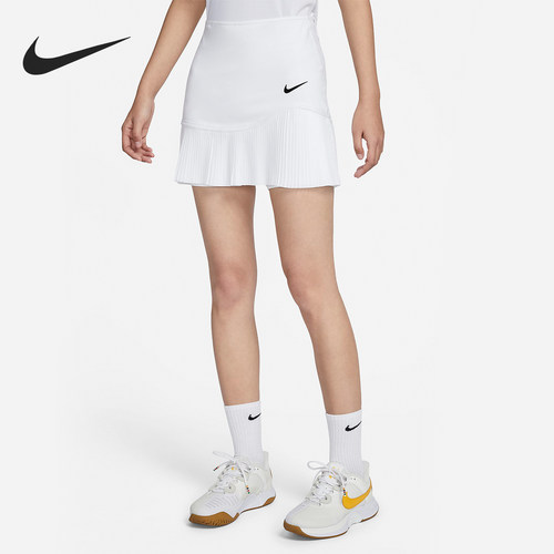 Nike/耐克正品Dri-FIT 女士网球运动透气半身裙FD6533-100