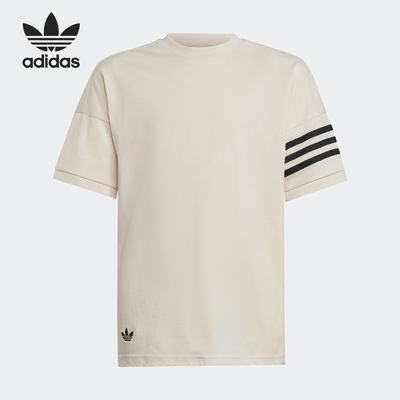 阿迪达斯大童运动短袖