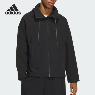 Adidas/阿迪达斯官方正品春季新款男士运动保暖连帽外套IM9059