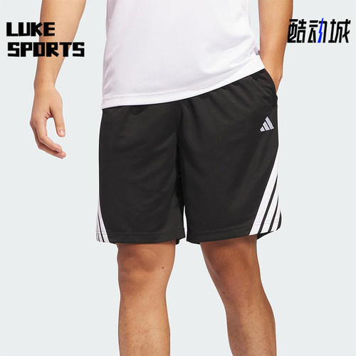 Adidas/阿迪达斯正品Legend男士透气经典运动篮球五分短裤JI7576