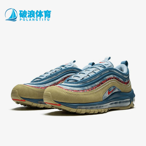 Nike/耐克正品Air Max 97 GS女子大童经典牛仔跑步鞋BV6374-200