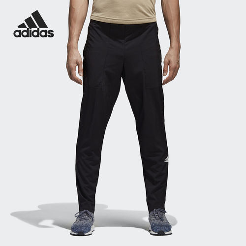 Adidas/阿迪达斯正品运动休闲男子跑步训练梭织长裤CG2110
