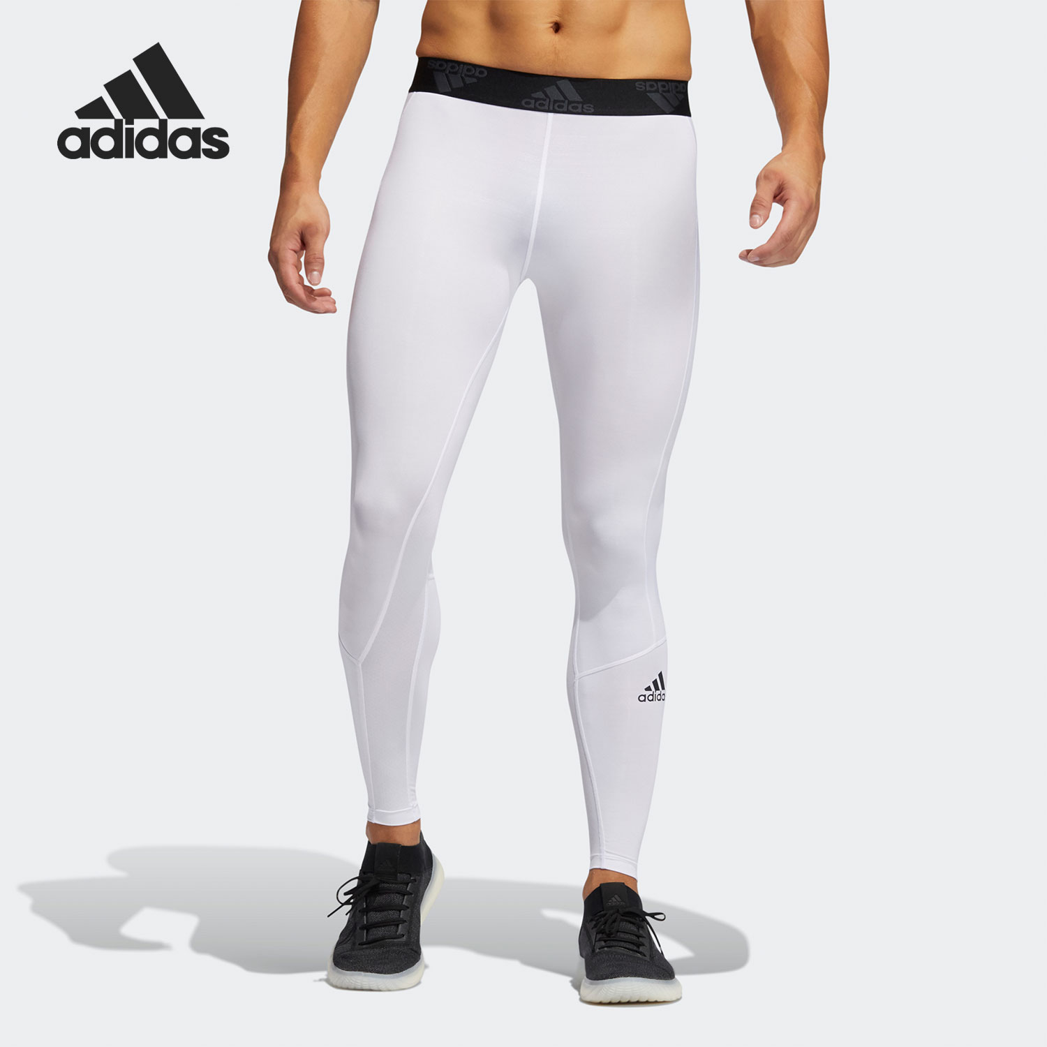 男子阿迪达斯健身紧身裤