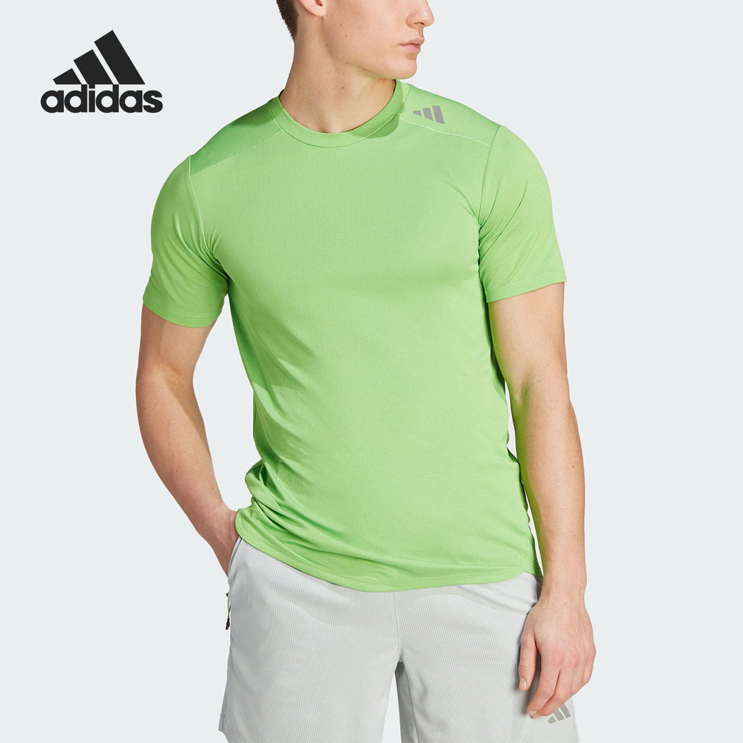 Adidas/阿迪达斯正品D4T HR TEE HIIT男子运动短袖T恤IM1119