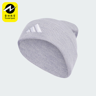 阿迪达斯正品 CUF男女经典 NEW BEA 保暖针织帽JX5746 LOG Adidas