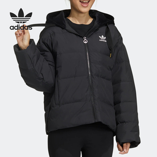 新款 Adidas 三叶草2020秋季 阿迪达斯正品 女子舒适运动棉服GV4106