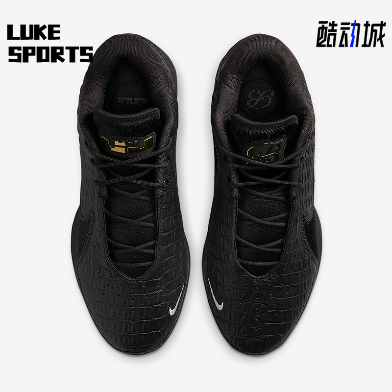 Nike/耐克正品JORDAN新款男黑金色实战赛场经典篮球鞋IB3865-001