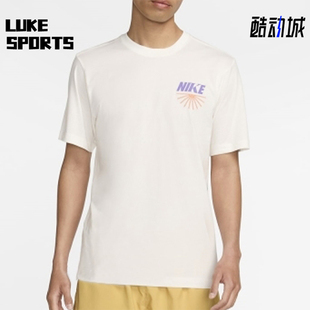 男士 休闲新款 耐克正品 133 印花透气运动短袖 T恤FZ9999 时尚 Nike