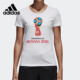 Emblem世界杯女子足球短袖 运动T恤CW2081 阿迪达斯正品 Adidas