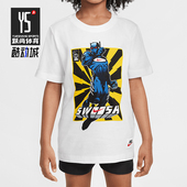 耐克正品 HQ3231 2025夏季 大童图案时尚 Nike 针织短袖 款 经典 100