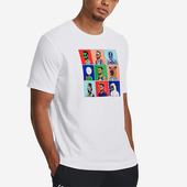 1379860 100 男士 卡通人物印花篮球运动短袖 安德玛正品 Curry