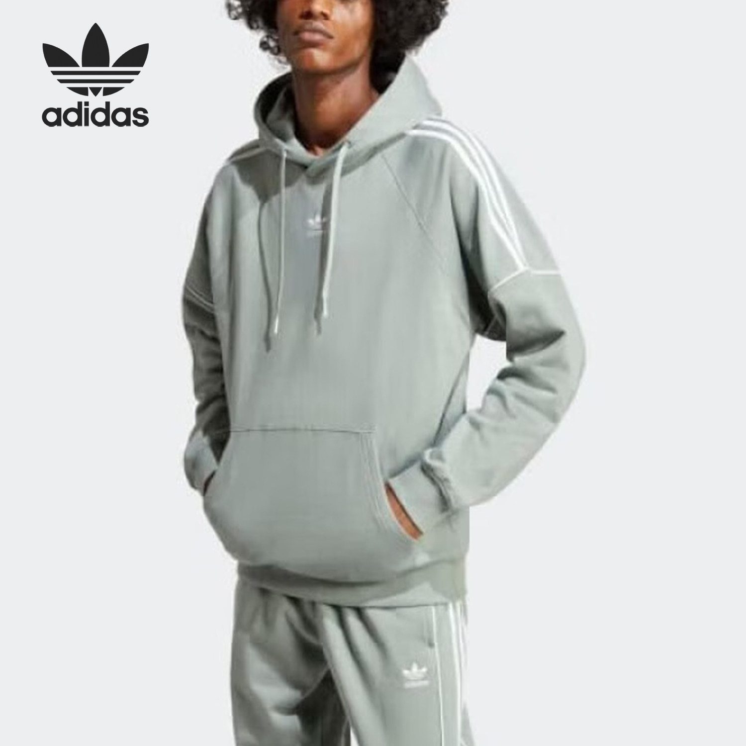 Adidas/阿迪达斯官方正品三叶草男女运动休闲宽松卫衣IB8688