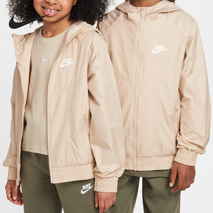 大童宽松透气连帽夹克外套FZ5516 2025新款 126 耐克正品 Nike