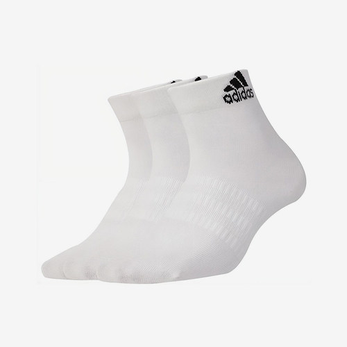 Adidas/阿迪达斯正品LIGHT ANK 3PP男女运动经典针织中筒袜DZ9435