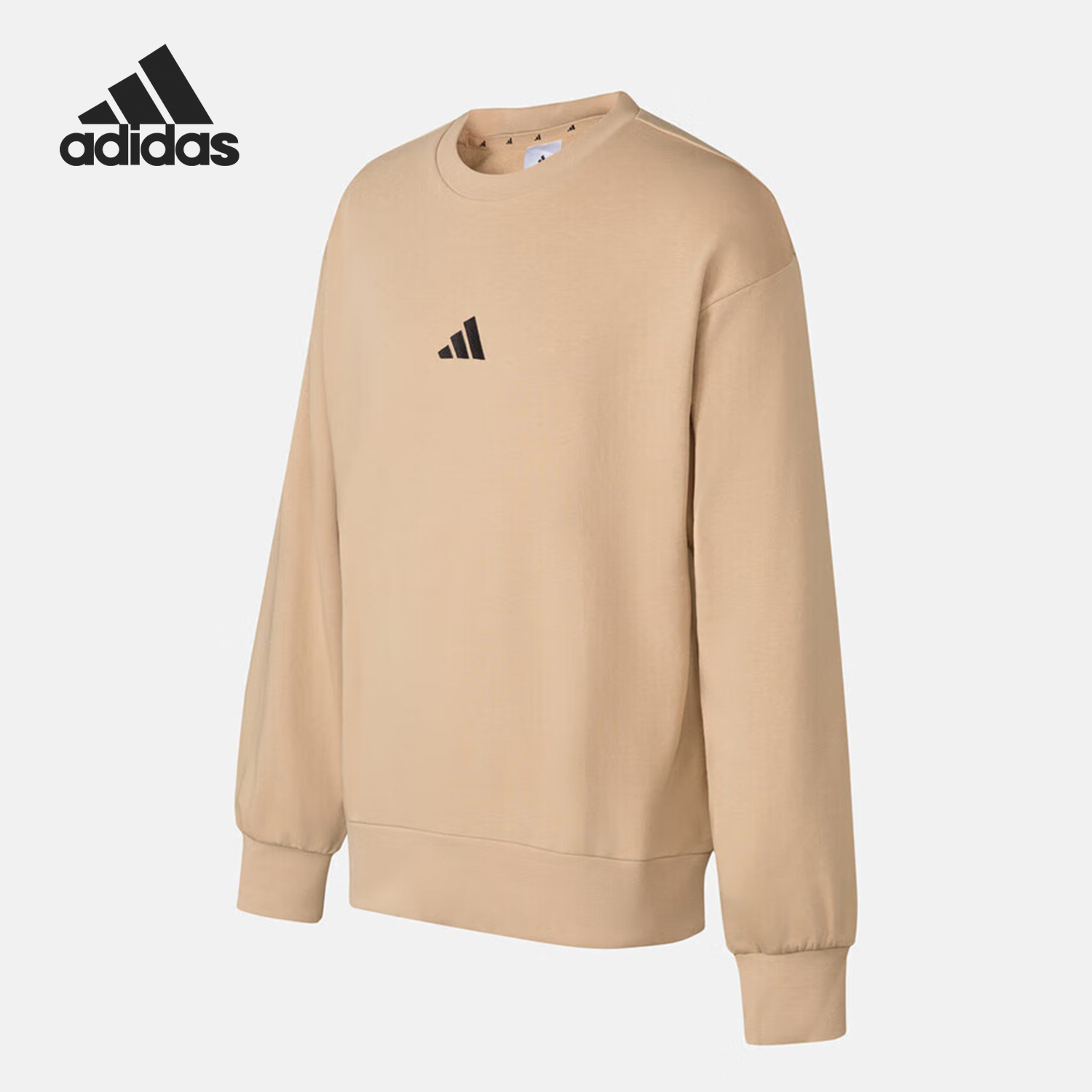 Adidas/阿迪达斯官方正品M FEELCOZY SWT男士圆领针织卫衣JX3326