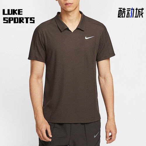 Nike/耐克正品CourtSlamDri-FIT休闲网球经典Polo衫HM6753-237