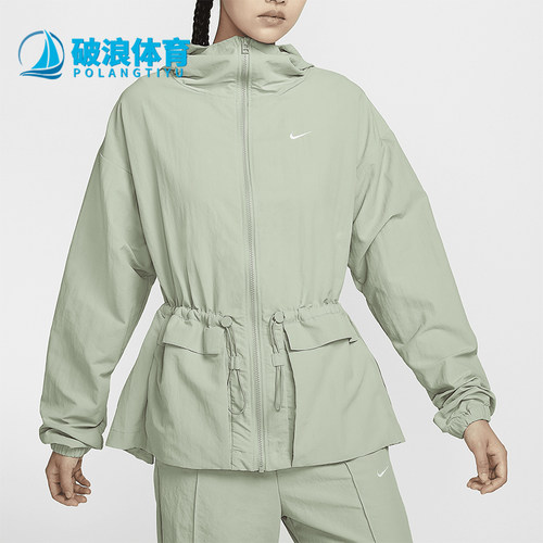 耐克女士梭织连帽夹克外套