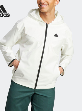 Adidas/阿迪达斯官方正品新款男子宽松连帽运动夹克外套IA3091
