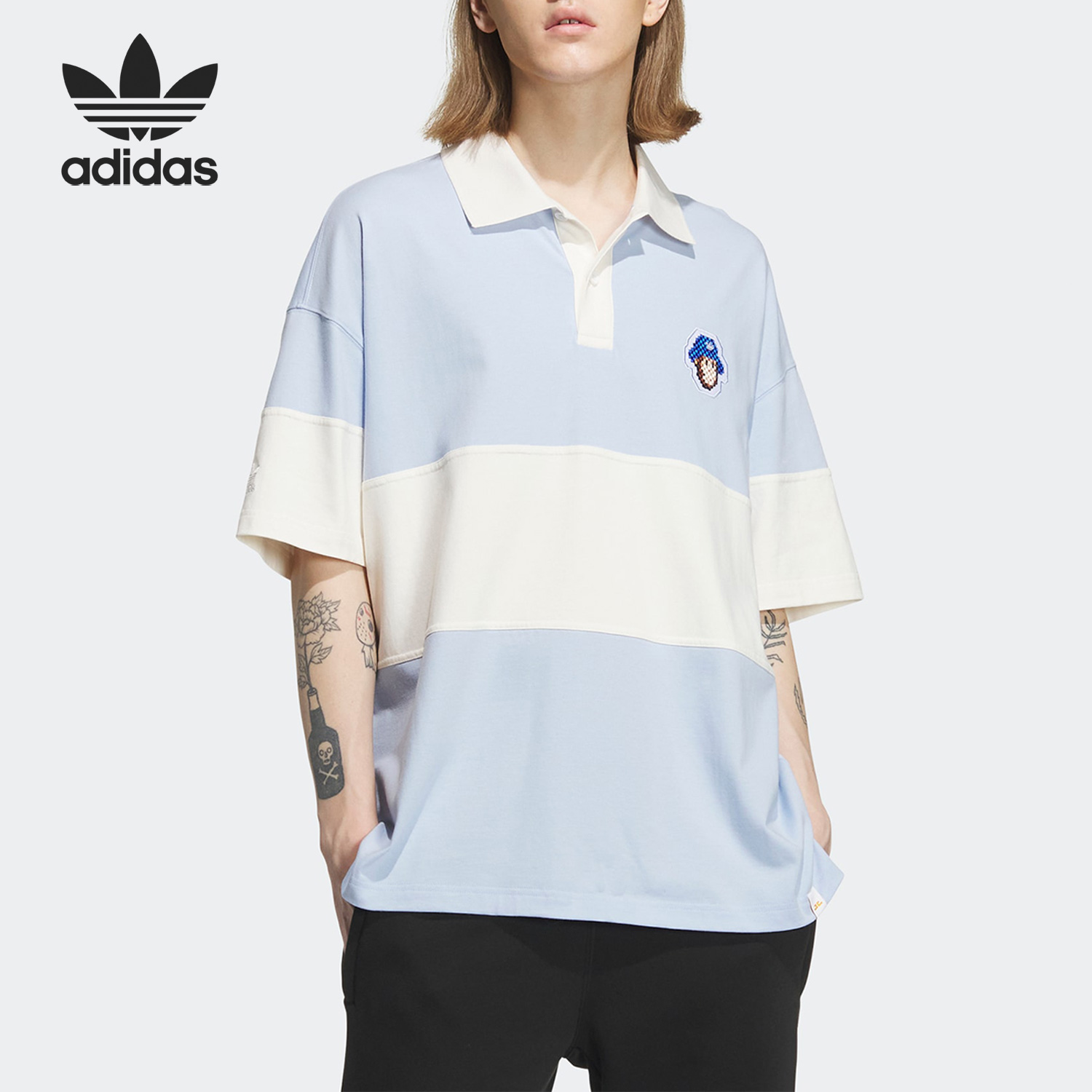 阿迪达斯正品POLO衫男子