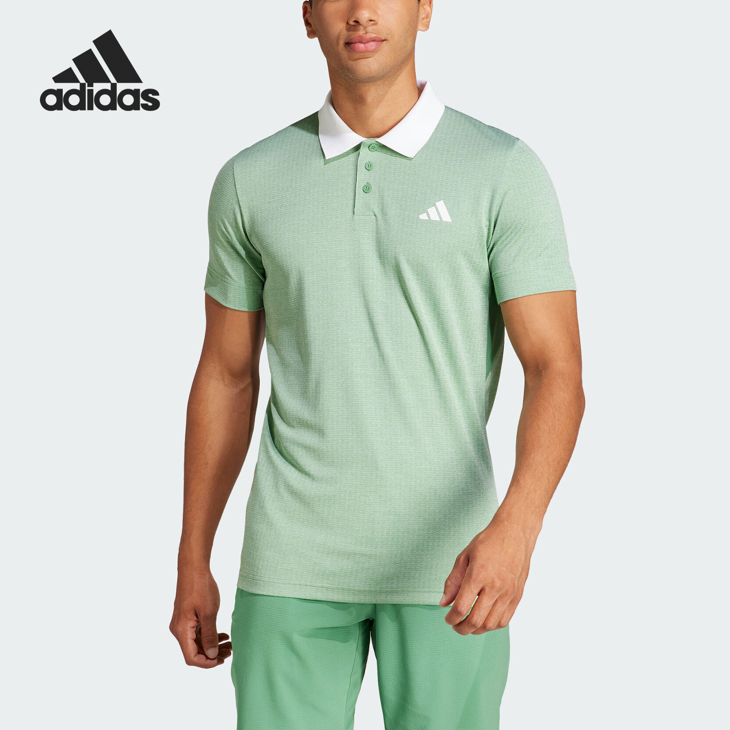 Adidas/阿迪达斯正品透气男士网球运动短袖POLO衫IQ4738