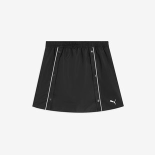 Puma/彪马正品2025夏季款女士梭织线条经典透气半身裙631727-01