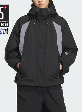 Adidas/阿迪达斯正品FUTURE STYLE女士连帽保暖梭织外套KS0065
