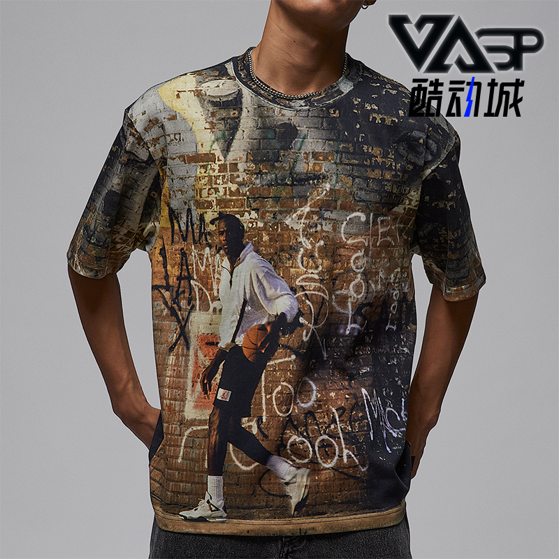 Nike/耐克正品Air Jordan 85男士透气复古潮流短袖T恤HQ9007-045