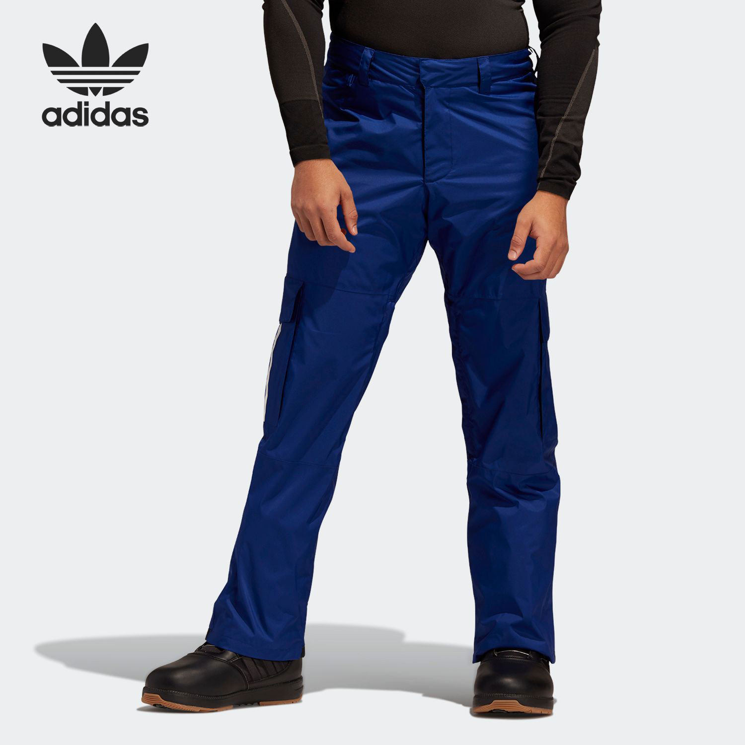 Adidas阿迪达斯正品男收脚亚洲休闲舒适百搭日常运动长裤FJ7496