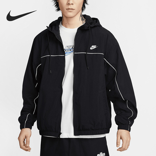 梭织条纹连帽运动外套HJ2013 Nike 男士 2025新款 010 耐克正品