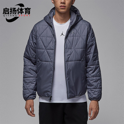 Nike/耐克正品Jordan男士运动拒水连帽保暖休闲棉服FZ3163-075