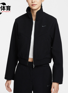 Nike/耐克正品Sportswear女士日常加绒立领短款外套HV5144-010