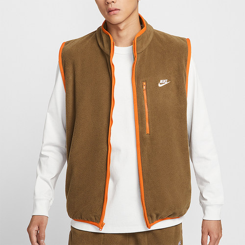 Nike/耐克正品2025秋季款男士日常立领保暖耐穿棉马甲HV1447-235