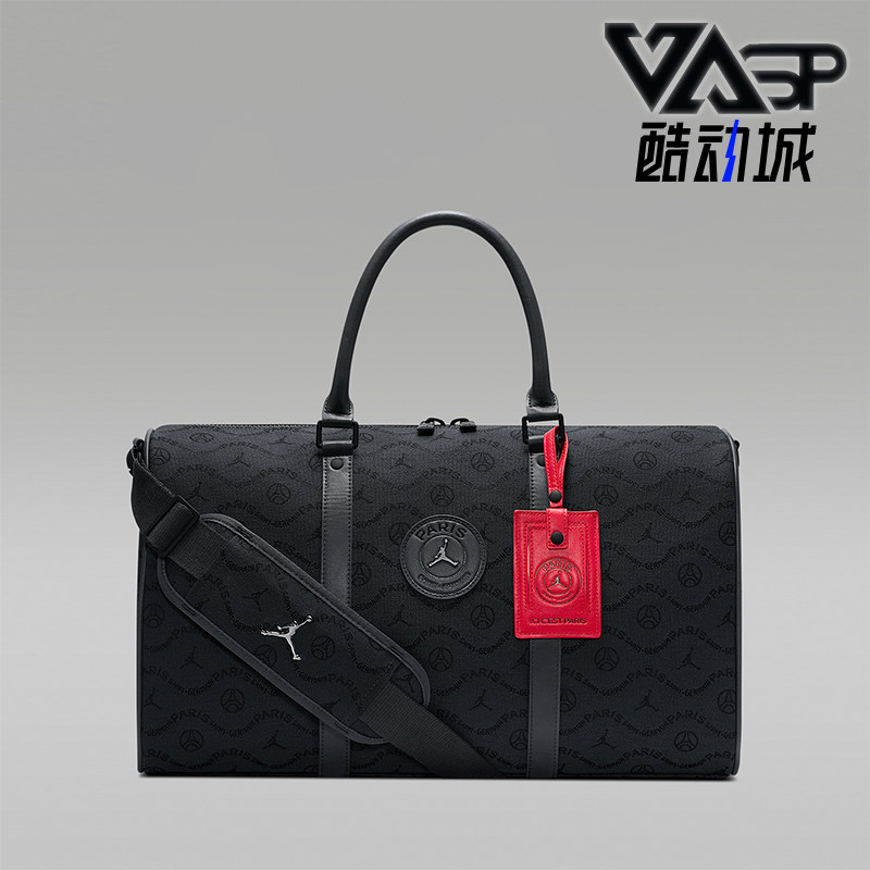 Nike/耐克正品JORDAN新款男煤黑红色旅经典休闲行李包IQ3208-060