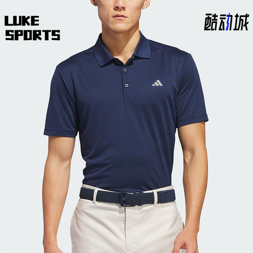 Adidas/阿迪达斯正品夏季男士经典商务休闲翻领透气POLO衫IU4447