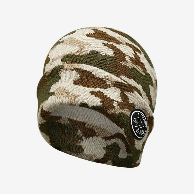 斯凯奇男女保暖运动针织毛线帽